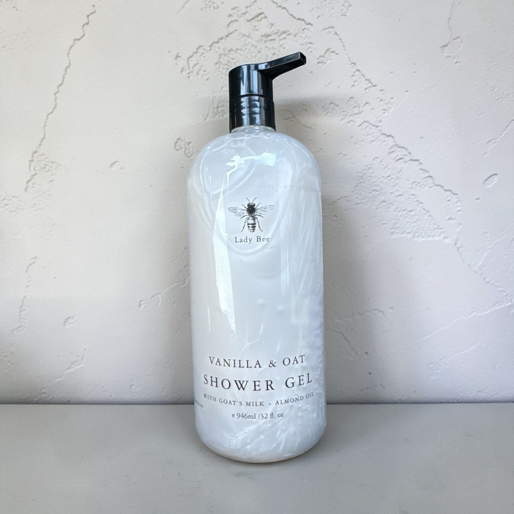 Lady Bee New Vanilla & Oat Shower Gel - 32oz